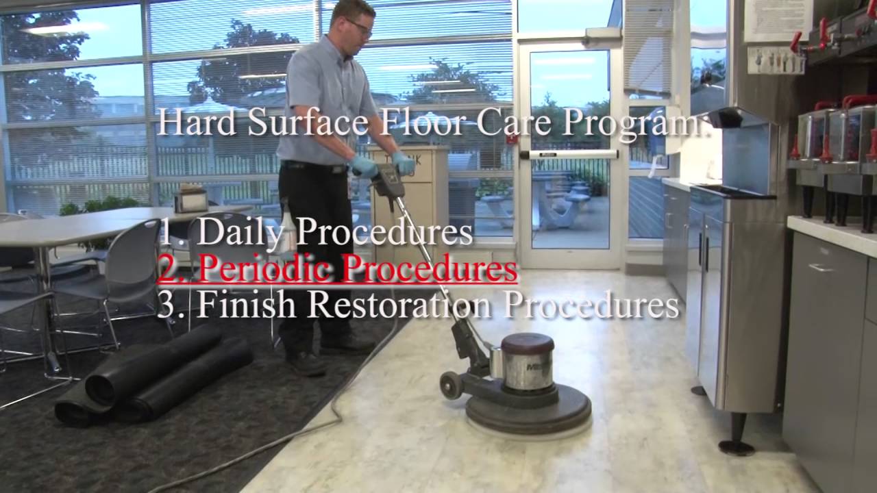 1058A Hospital Floor Maintenance - Manual Methods