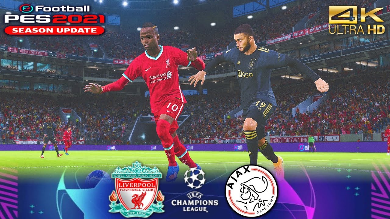 Liverpool v Ajax Champions League PES 2021 (4K)