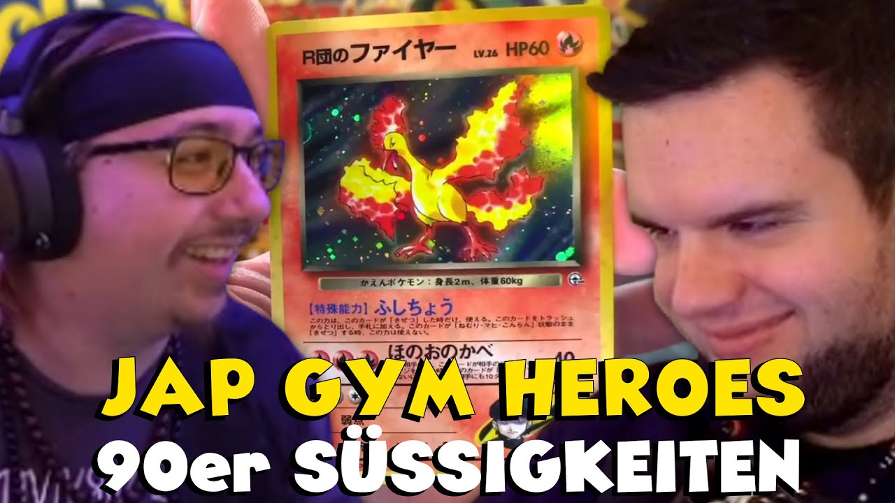 ALTE KARTEN UND 90er SÜßIGKEITEN! 😁 - REAKTION auf JAP GYM HEROES | TrilluXe