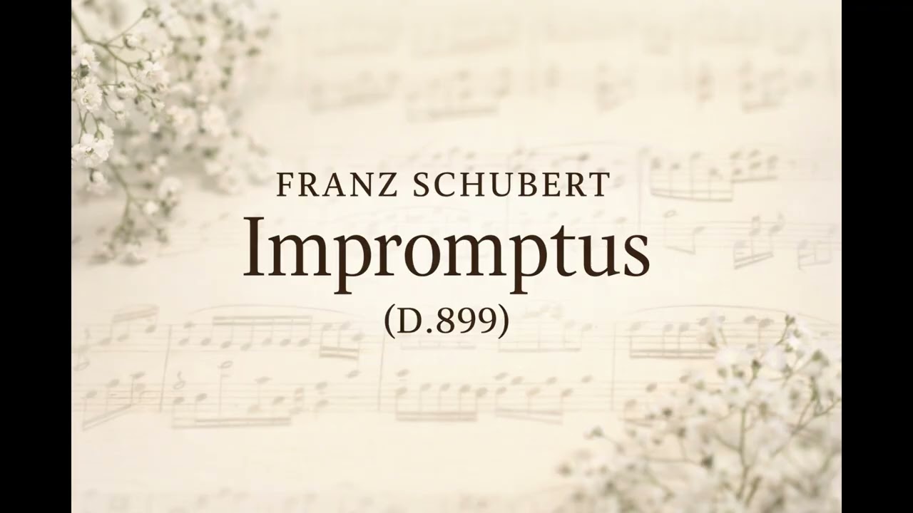 Quiet Classical | Schubert Impromptus (D.899) – Calm Piano Music for Study & Focus