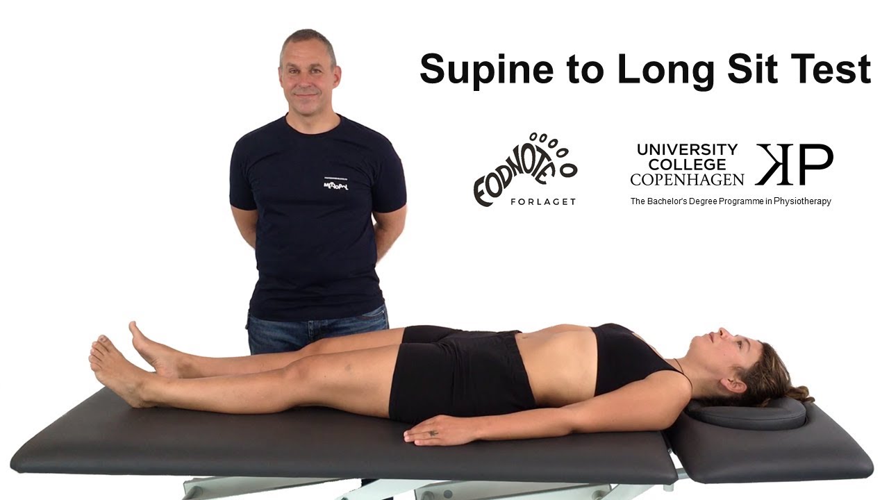 Supine to Long Sit Test
