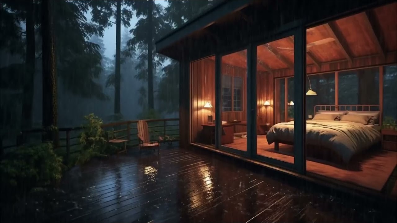 Soothing Night Rain Sounds - Deep Sleep, Calm Mind, Focus