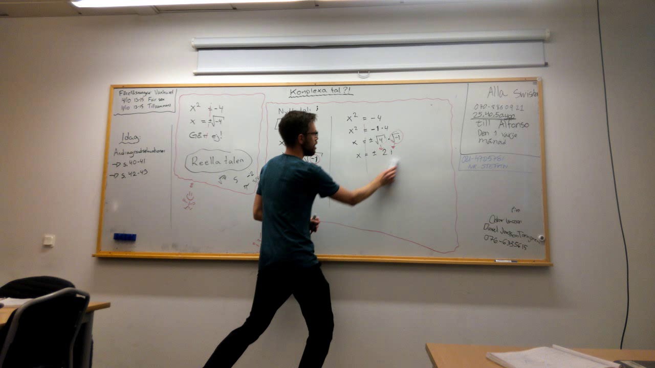 Matematik 2: KOMPLEXA TAL. TALET i.