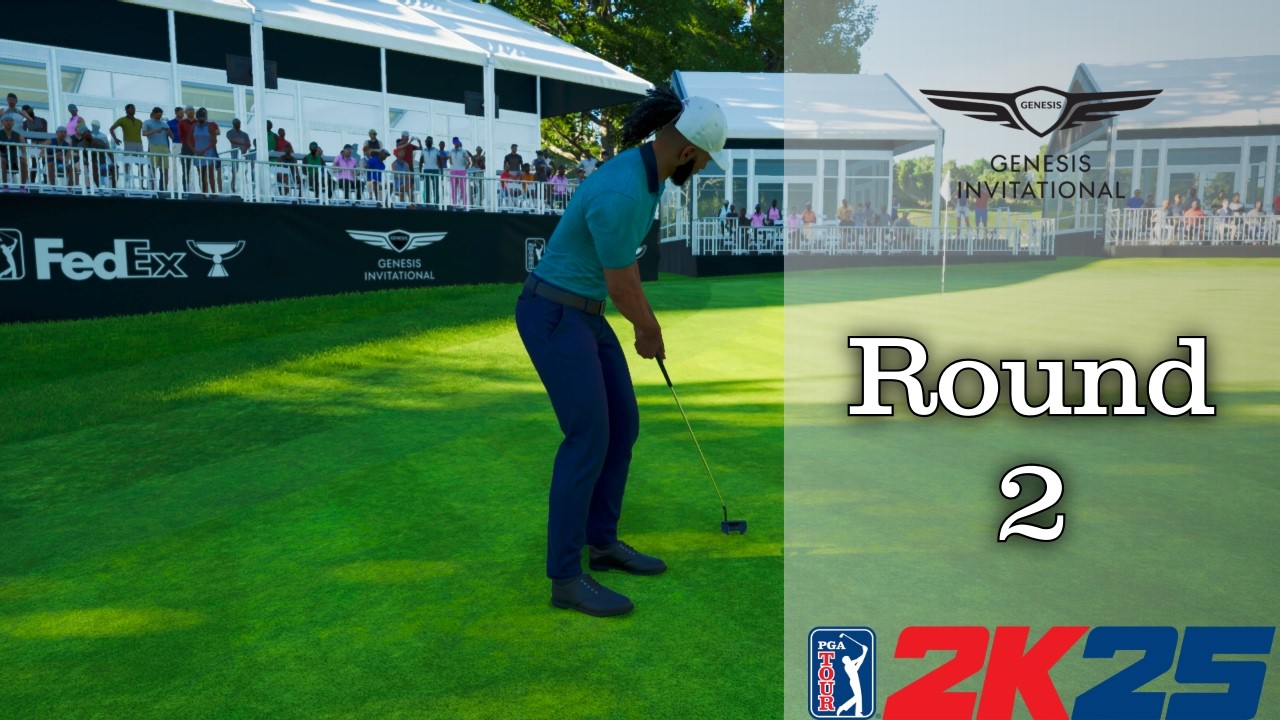GO IN THE HOLE BALL | The Genesis Invitational, Round 2| PGA Tour 2k25
