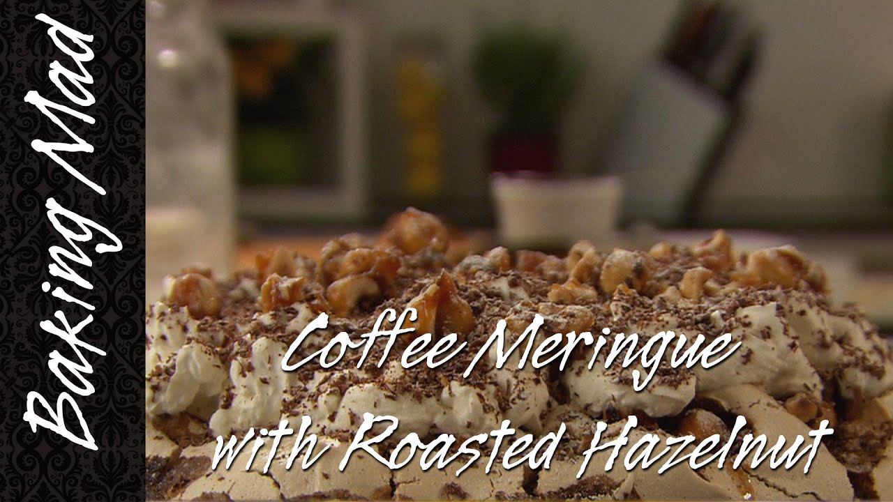 Eric Lanlard's Coffee Meringue with Roasted Hazelnut