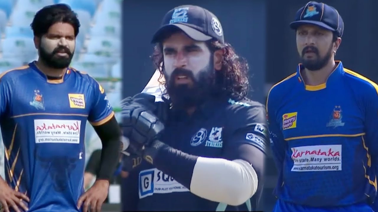 Sudeep Kichcha & Pradeep Stunned With Rajeev Pillai's Crazy Batting Against Them In CCL
