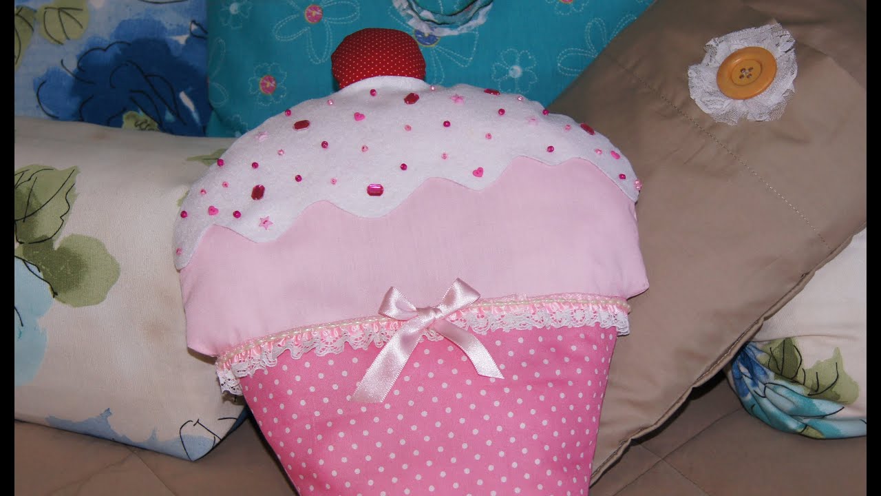 DIY - COJIN DE CUPCAKE / PASTELILLO