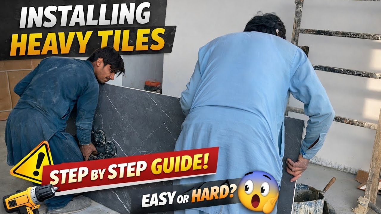 Tile Making Work In Islamabad F7/2 Very Interesting Work 