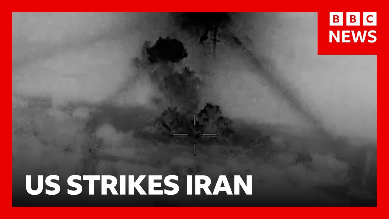Iranian targets hit by the US after attack on cargo ship | BBC News