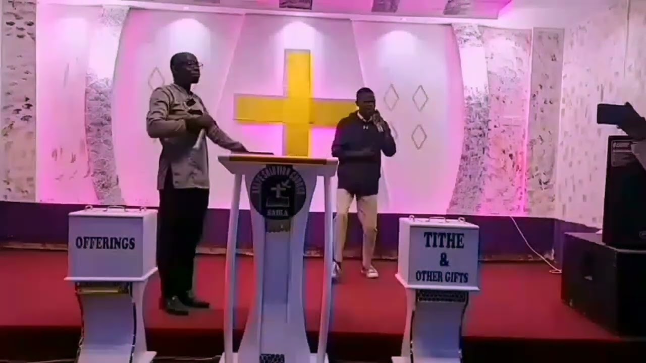 CLEO CEO performing live at AGAPE SOLUTION CHURCH SAIKA