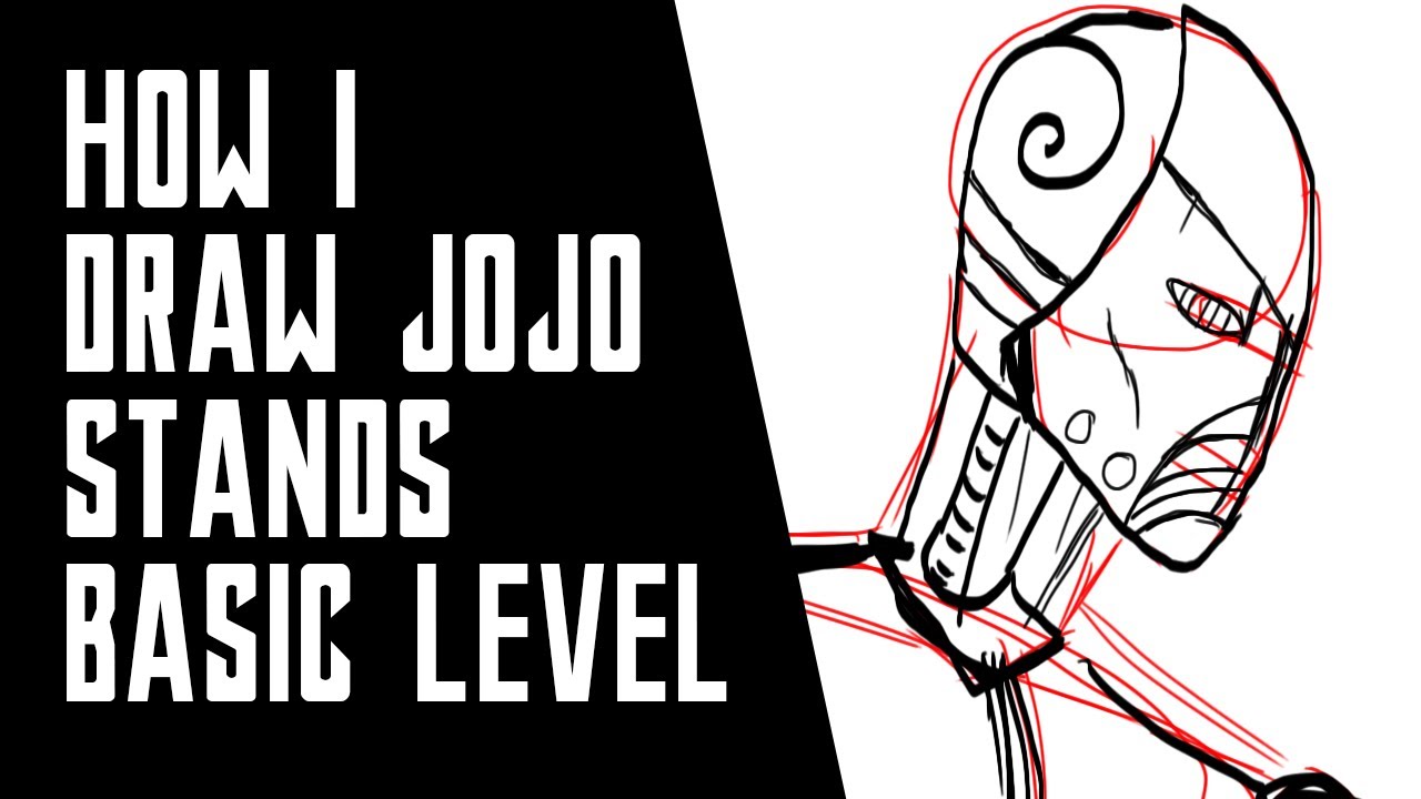 How I Draw Stands in Jojo's Bizarre Advantures ( Humanoid , Non-Humanoid and Robotic ) Basic Level
