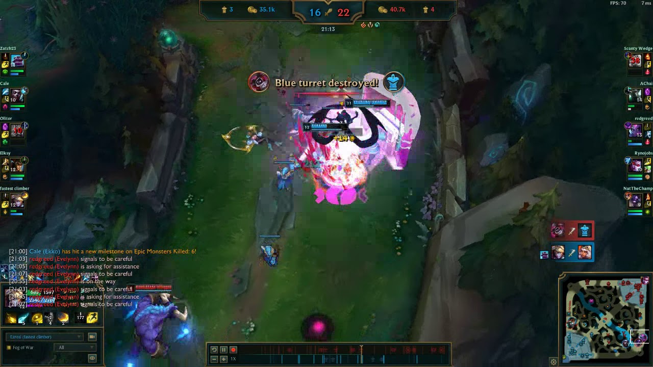 ezreal kiting