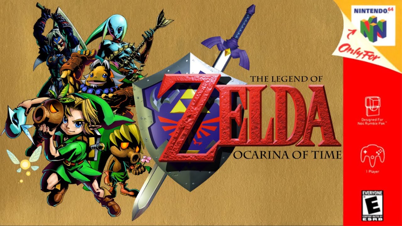 Majora's Mask Transformation Masks in Ocarina of Time - (Zelda 64 Mod)