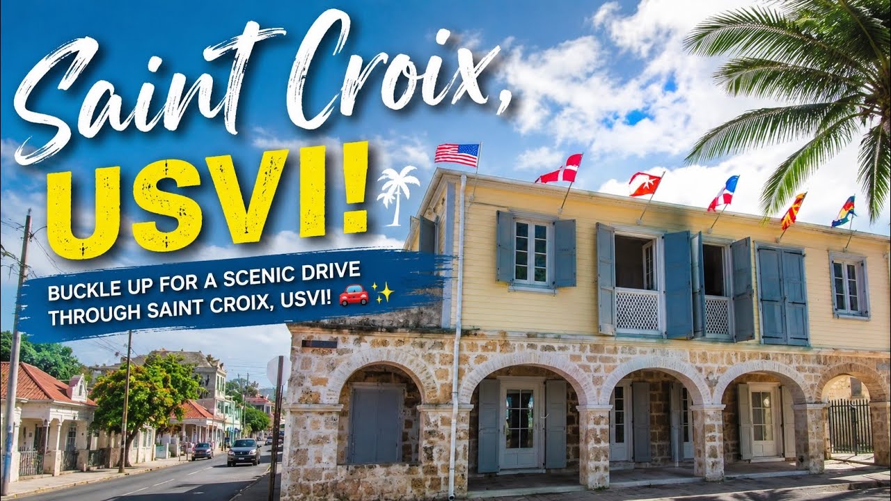 🌴 Buckle Up for a Scenic Drive Through Saint Croix, USVI! 🚗✨