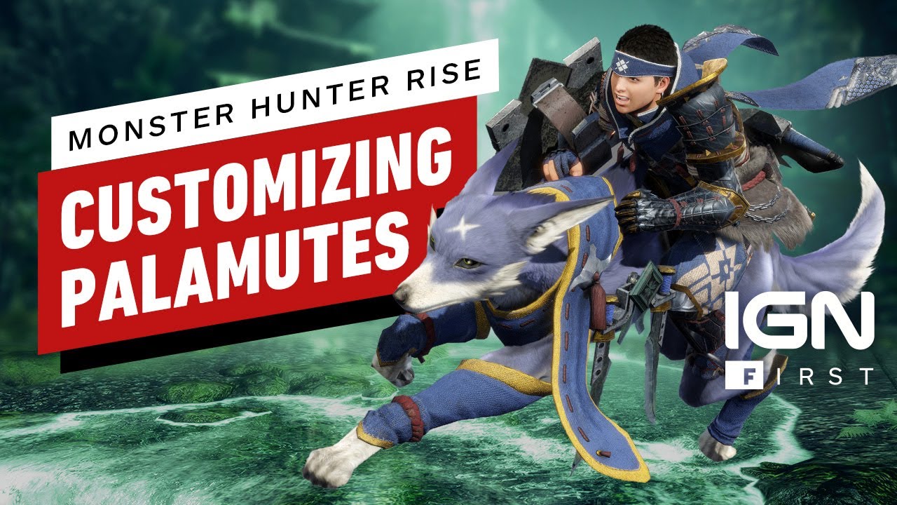 Customizing Monster Hunter Rise's Palamutes - IGN First