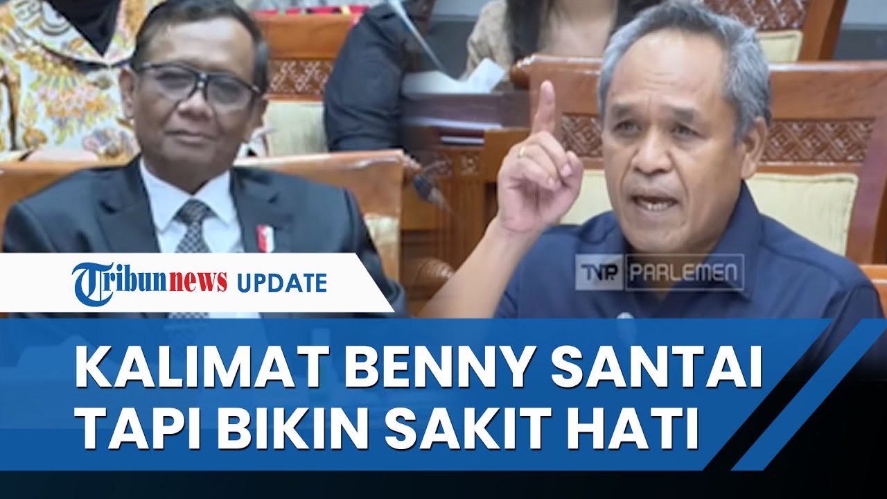 [FULL] Benny Harman Jawab Cecaran Mahfud MD, Singgung Ketua TPPU Cari Panggung, Santai tapi Menohok