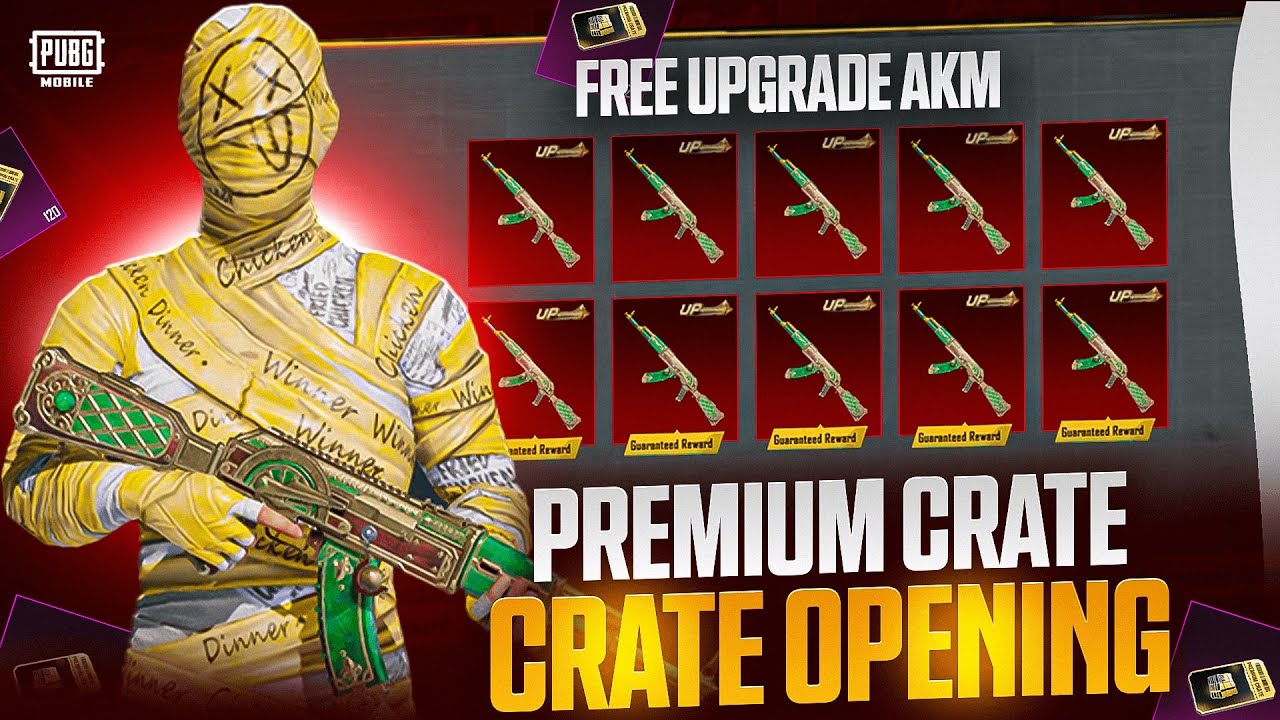 😱FREE UPGRADE AKM PREMIUM CRATE OPENING