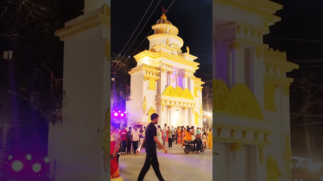 बक्सर Durga Puja Light Decoration 2025 | Buxar,Bihar #shorts #buxar #vlog
