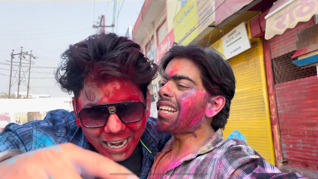 Holi ki Masti se bharaa vlog🔫❤️