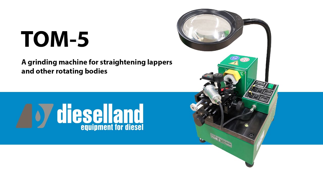 TOM-5 Machine for grinding lappers and other rotating bodies