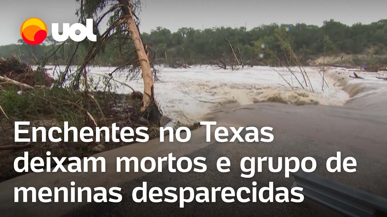Enchentes no Texas deixam mortos e mais de 20 meninas desparecidas