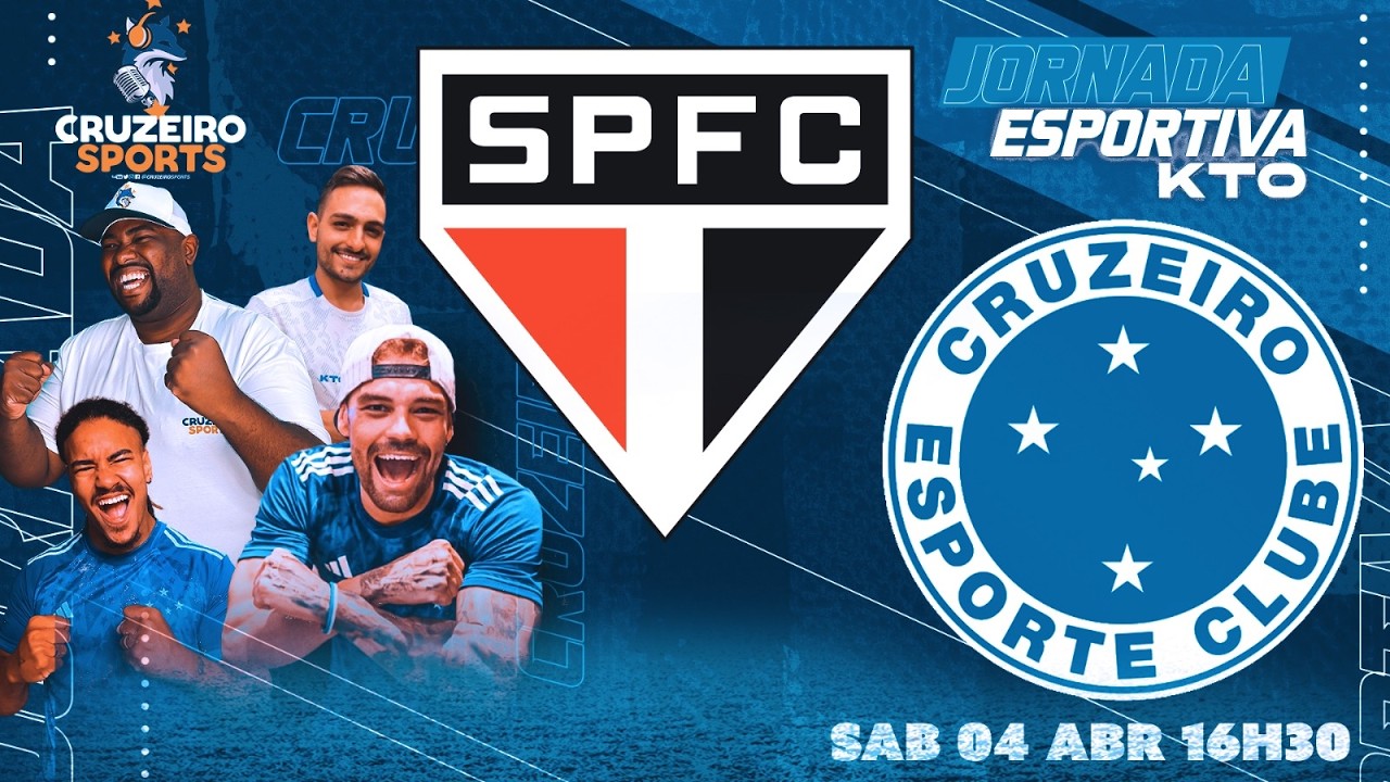 🔴 S&Atilde;O PAULO X CRUZEIRO | 10&ordf; RODADA BRASILEIRO | JORNADA ESPORTIVA KTO CRUZEIRO SPORTS | AO VIVO