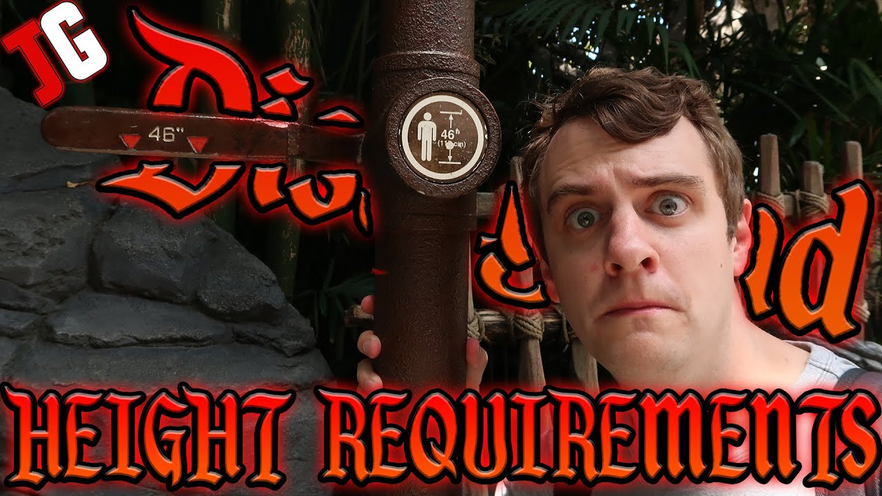 Disneyland: All Ride Height Requirements!