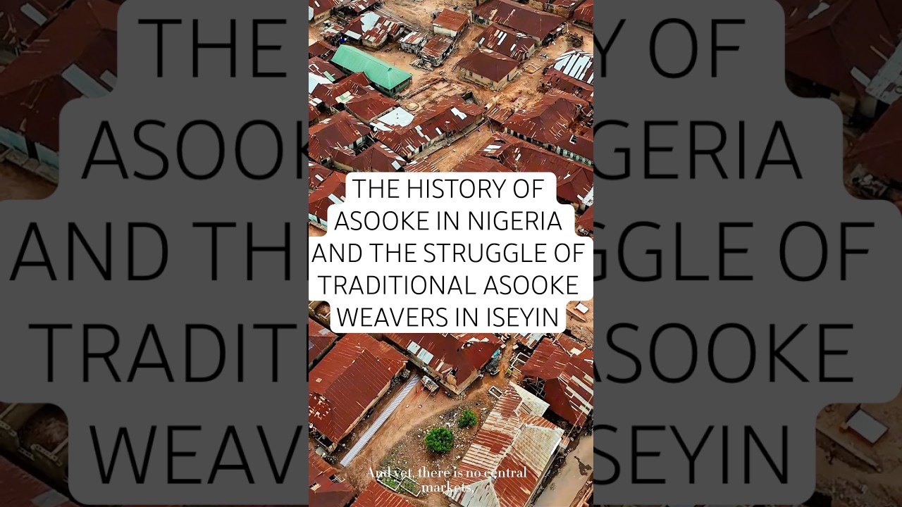 The history of Asooke in Nigeria and the struggle of traditional weavers in Iseyin #africanfashion