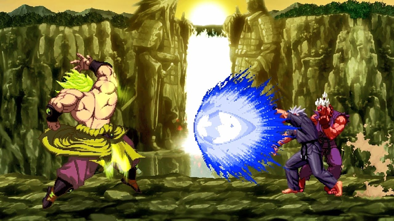 Shin Akuma Team Up With Mr Karate To Stop LSS Broly || Akuma & Karate VS Broly || Hyper Fight