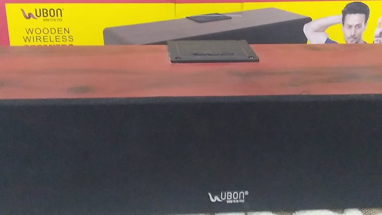 Ubon Wooden Wireless Speaker GBT-280 : Close Look