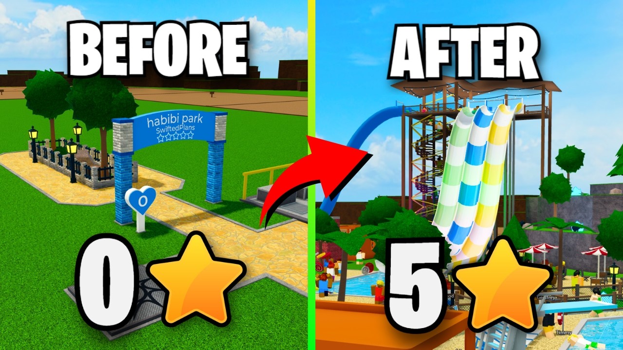 Как быстро я смогу получить 5 звёзд в Water Park World? | Roblox