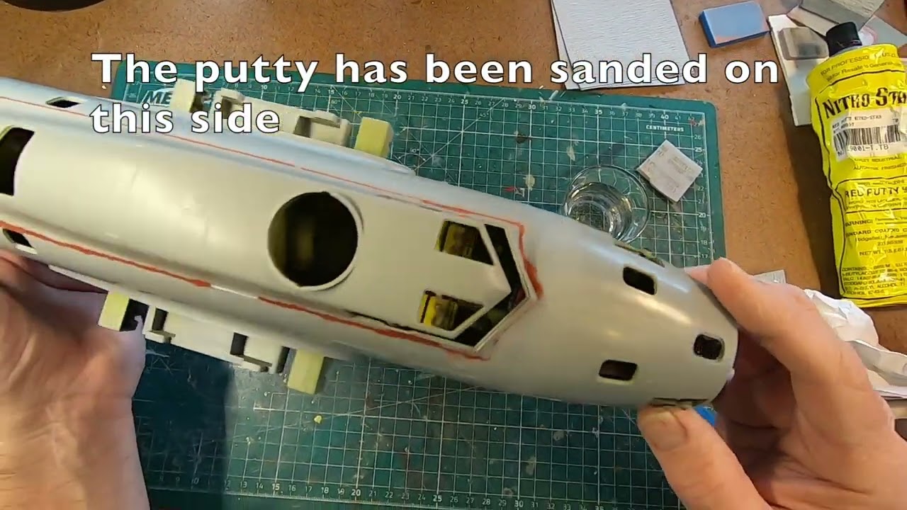 How to Prepare a Plastic Model Kit for Painting -- B-17 Model Kit