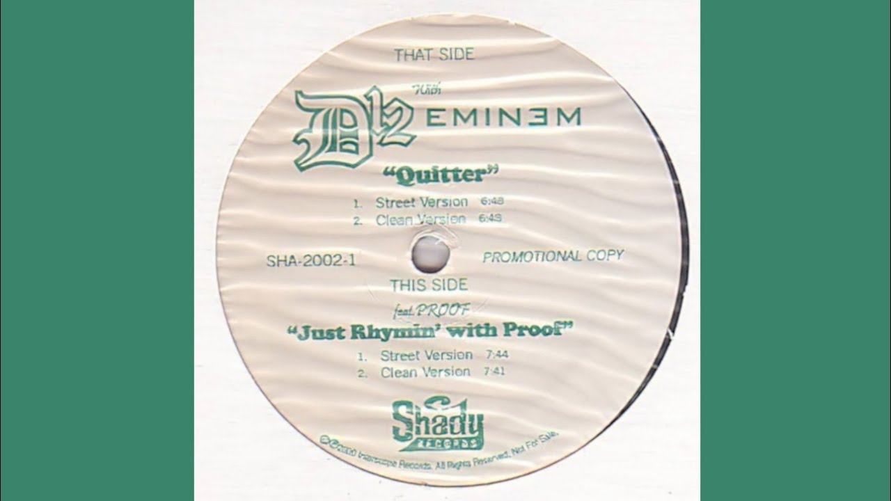 Eminem - Just Rhymin' With Proof ft. Proof (2026 Remaster)