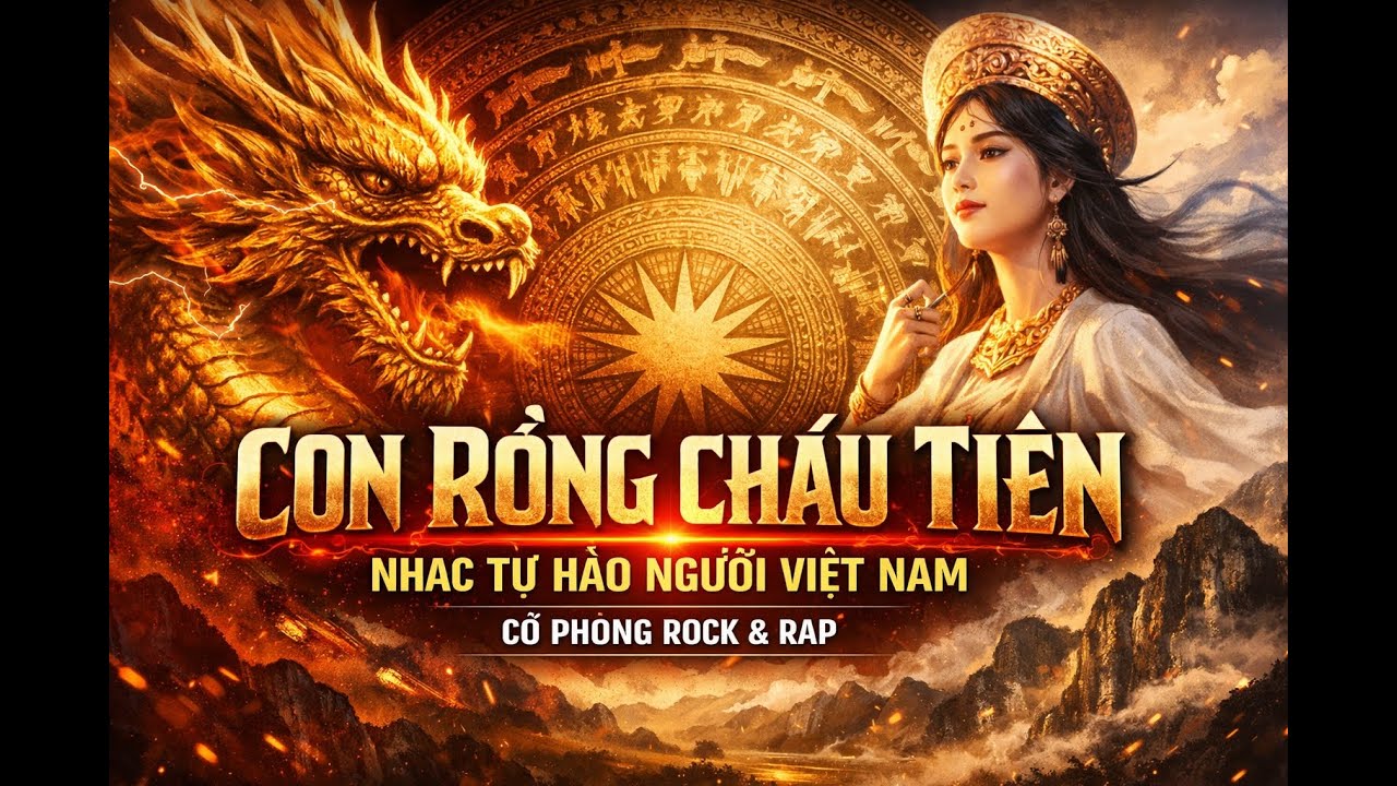 CON RỒNG CHÁU TIÊN | Nhạc Tự Hào Người Việt Nam | Cổ Phong Rock & Rap