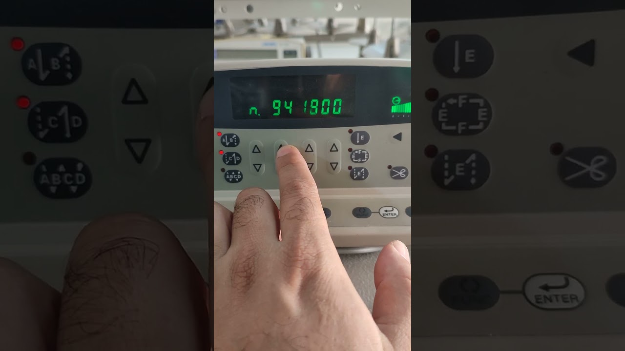 BRODERİ ÇİFT İĞNE BİTİŞ ZİKZAK VE KESME HIZI PROGRAM AYARI.