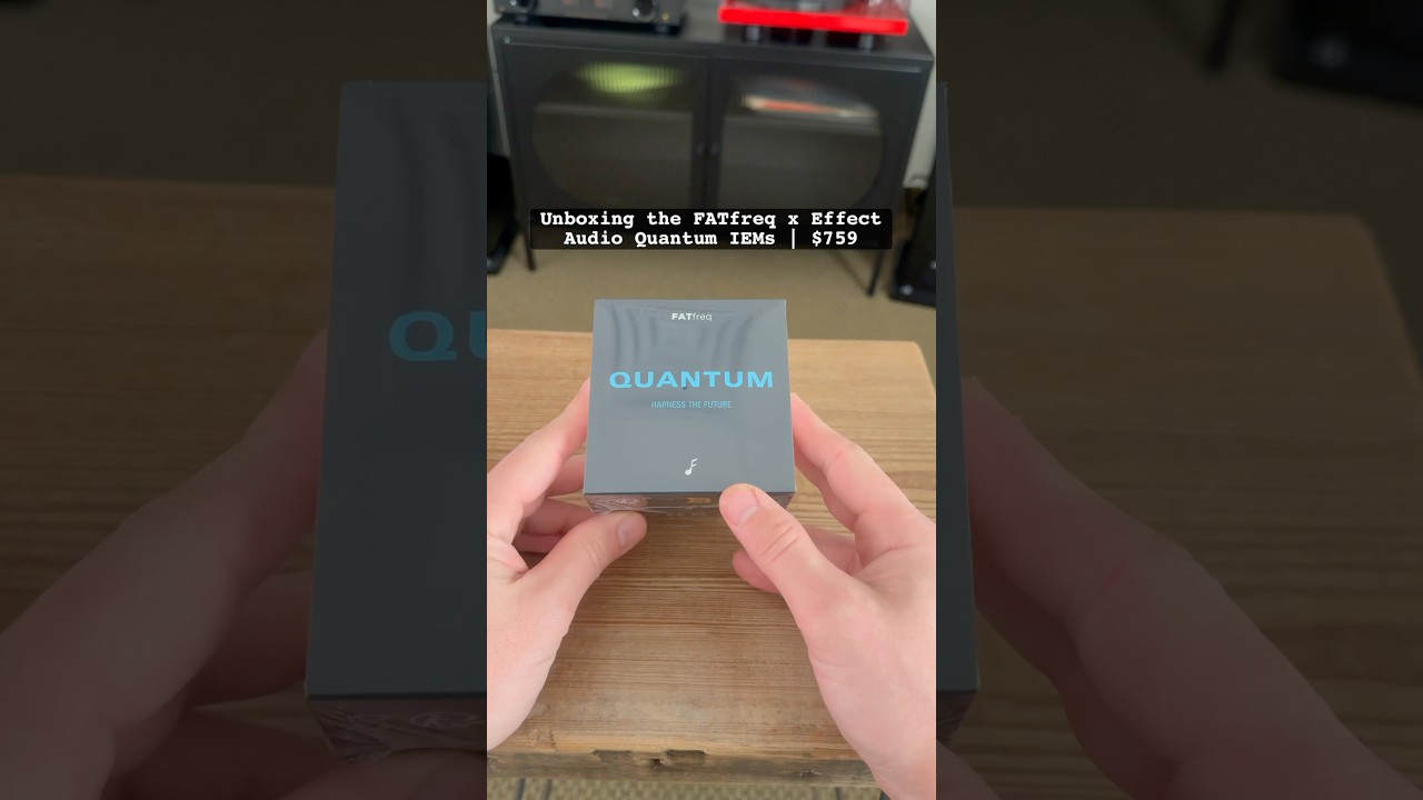 Unboxing the FATfreq x Effect Audio Quantum IEMs. #hifi #iems #audiophile