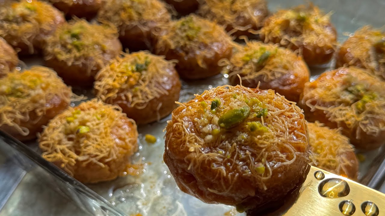 Sheqerpare me kadaif arra dhe festek ideale per mysafir per iftar!