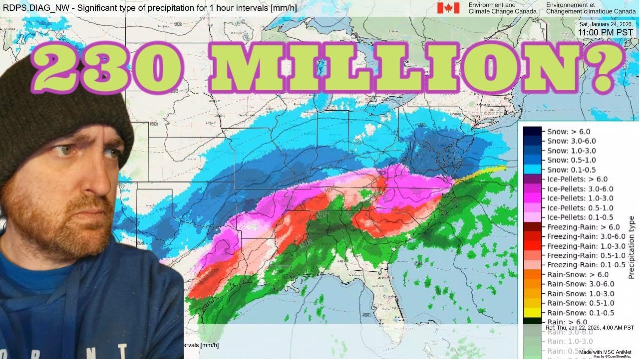 Winter Storm Fern Could Impact 230 Million People!!!