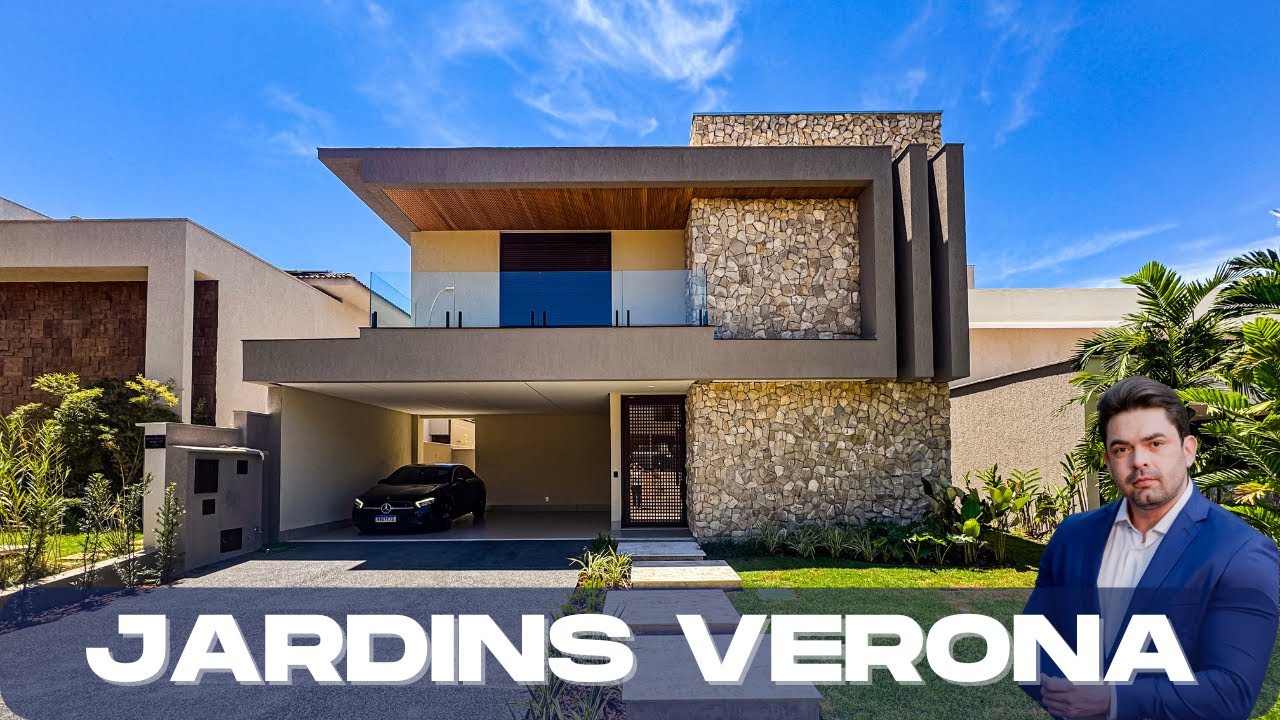 SOBRADO de LUXO a Venda no Condomínio JARDINS VERONA em Goiânia #casa #venda