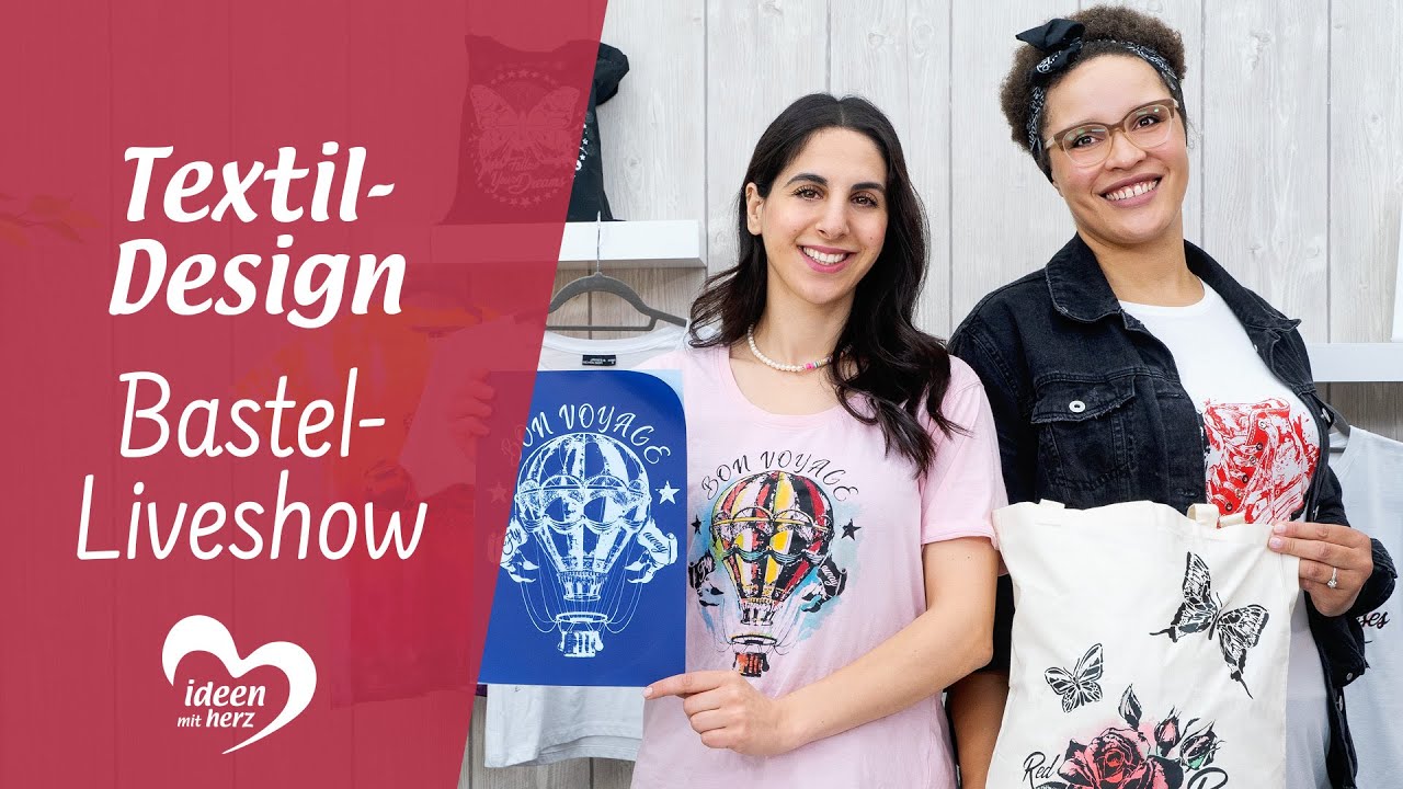 Textil-Design  - Bastel-Liveshow vom 30.08.2021