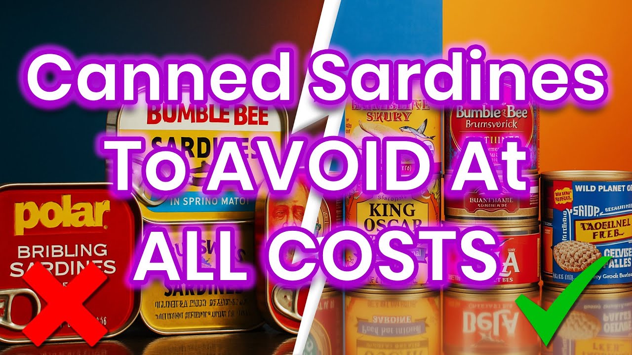 8 Canned Sardines RANKED From Worst to Best (And 2 That Are ACTUALLY Safe)