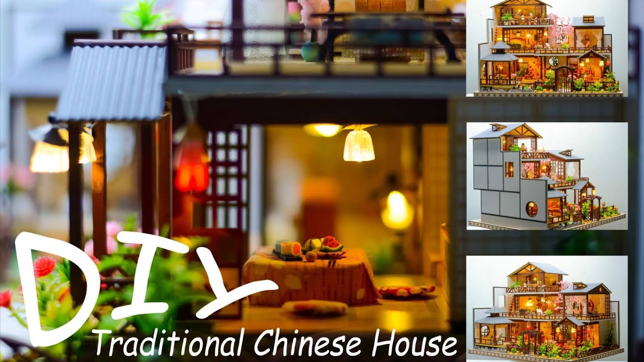 I'm in DIY- ต่อโมเดลบ้านตุ๊กตาสไตล์จีนโบราณ (Traditional Chinese House)