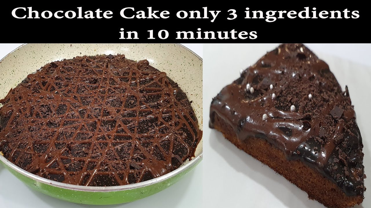 Chocolate Cake Lockdown Without Chocolate, Egg, Maida, Butter, Cream चॉकलेट केक