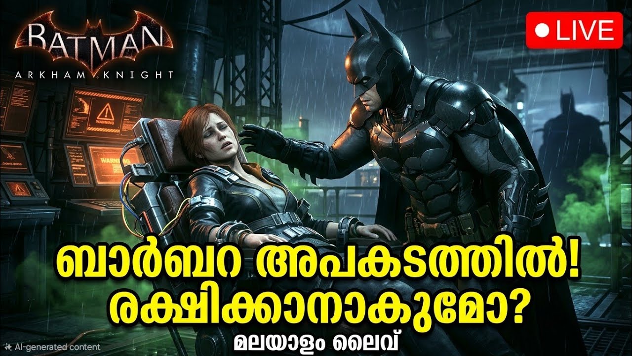 Batman Arkham Knight Part 4  Malayalam Live