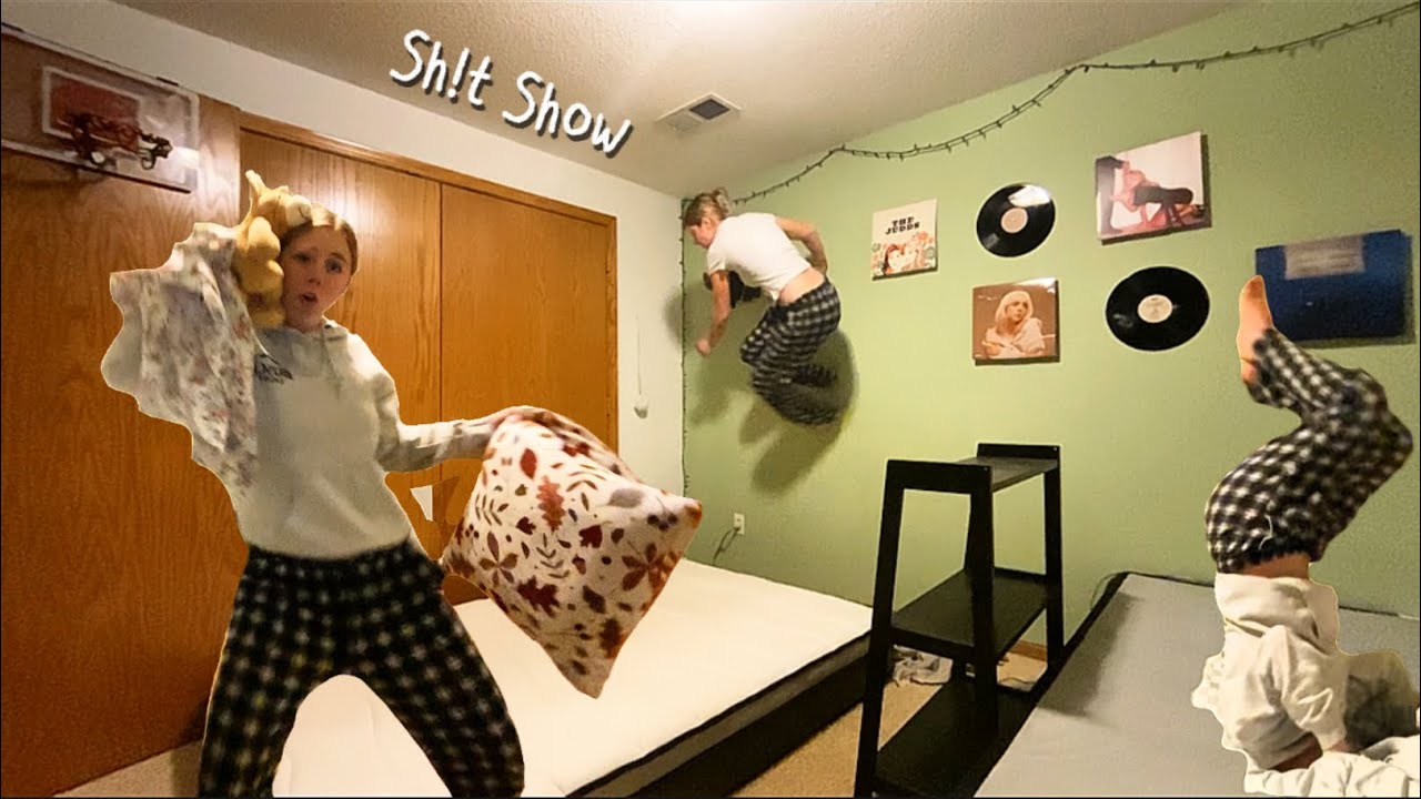 Room Rearranging Gets DANGEROUS!! (vlog) | tiffer
