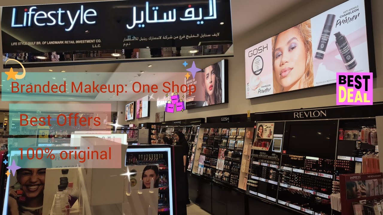 Branded Makeup: One Shop | Best Deals | Sharjah | Explore Dubai with Nadia 