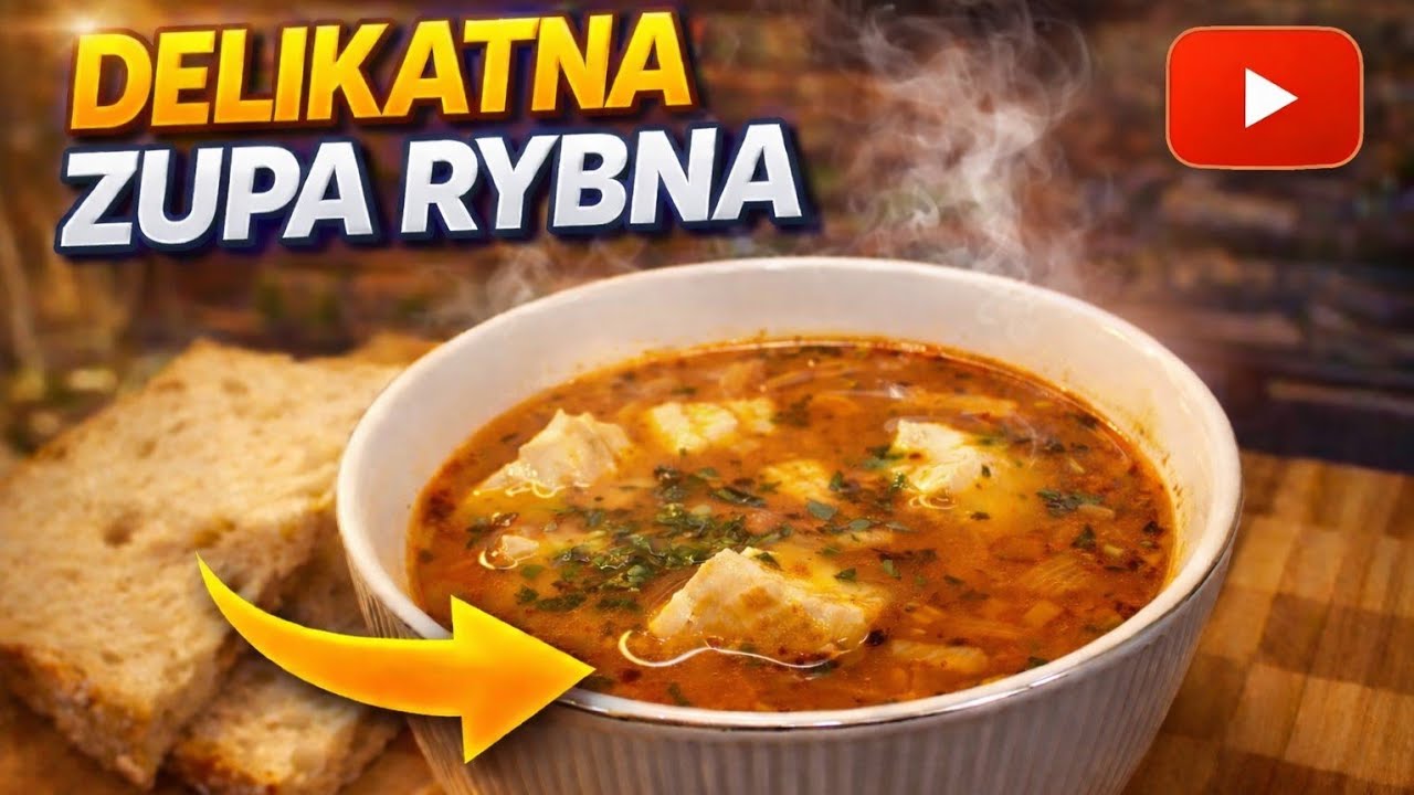 Delikatna zupa rybna na świeżym filecie 🥘
