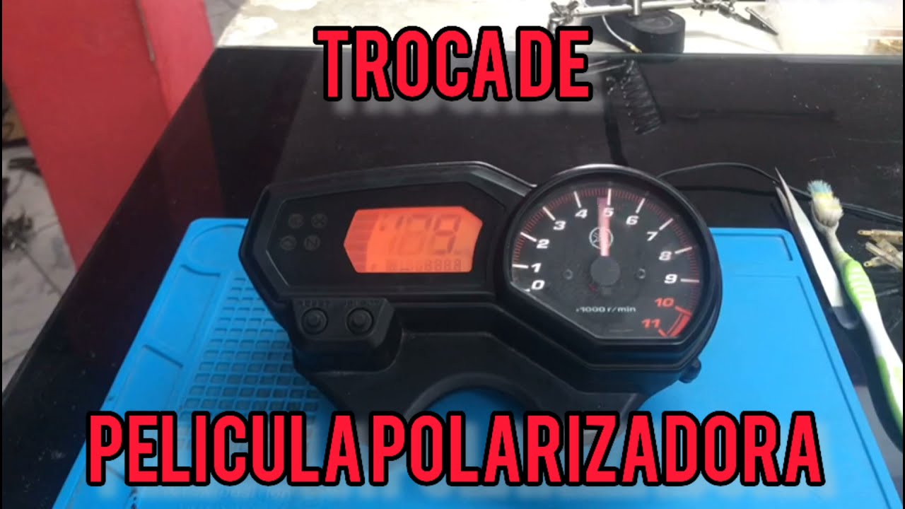 Painel Yamaha Fazer 250 Película Polarizadora & Troca dos Leds