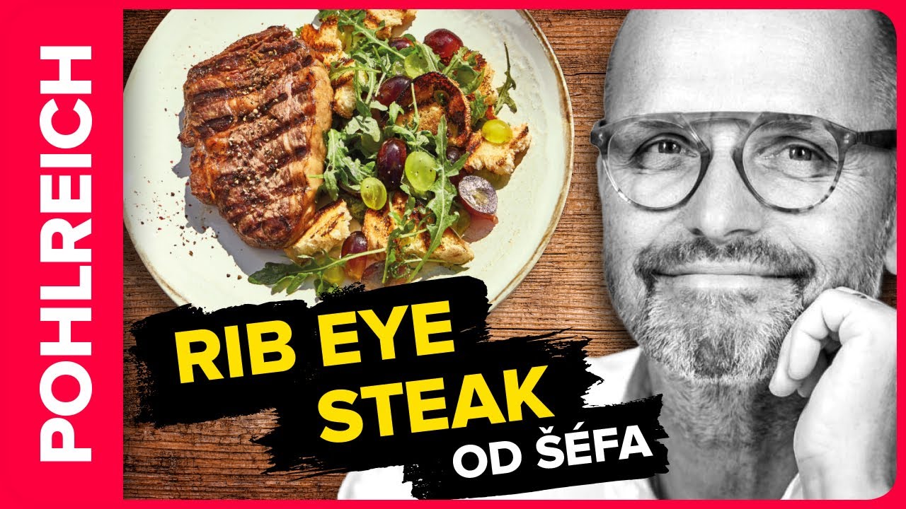 Rib eye steak s pepřovou omáčkou podle Zdeňka Pohlreicha – Dokonalý recept na doma nebo na gril