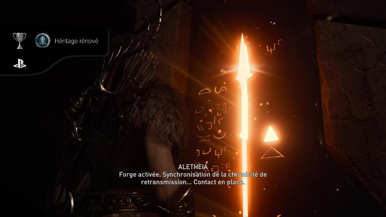 Assassin's Creed Odissey: Amélioration de la lance de Leonidas au maximum (echelon 6)